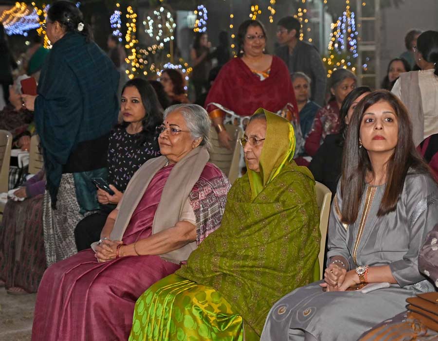 (L-R) Devi Kar, the director of Modern High School for Girls, and Nirmala Birla, chairman of the school’s governing body (managing committee). Kar has dedicated 23 years of her life to the school. Having seen the 50th, 60th and now the 70th celebrations, she said: ‘’I feel wonderful and overjoyed. I can’t tell you what a wonderful feeling it is to see students over the years and many older ones. The fact that they all converged today… everything is lovely now; the weather also has been kind to us.’’