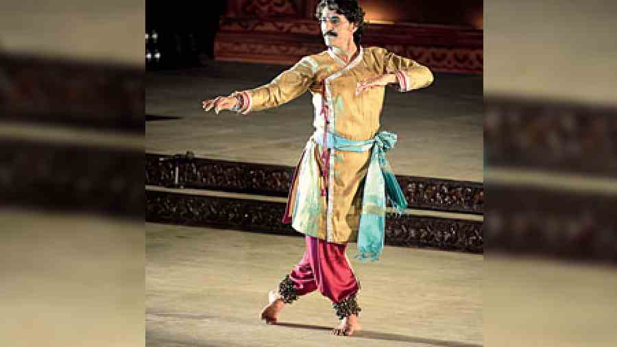 Kathak performance by Rajendra Gangani and group of Guru Kundanlal Gangani Foundation from New Delhi showcased a Kathak dance recital  named Chhand-Laya- Gati.