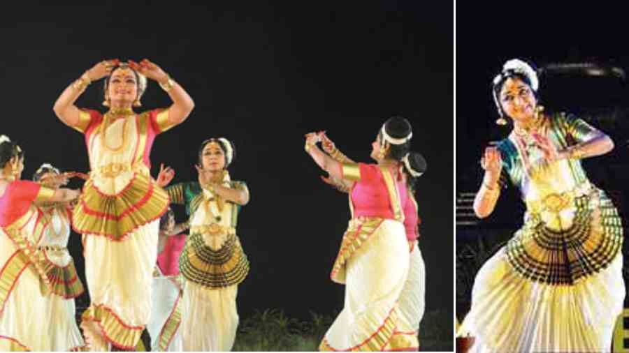Gopika Verma and Group of Dasyam Centre of Mohiniyattam from Chennai Chitrangam performed Aaj Aaye Shyam Mohan and Bhajagovindam recreating India’s rich cultural heritage through a recital of the mythologies deeply embedded within our roots and history.