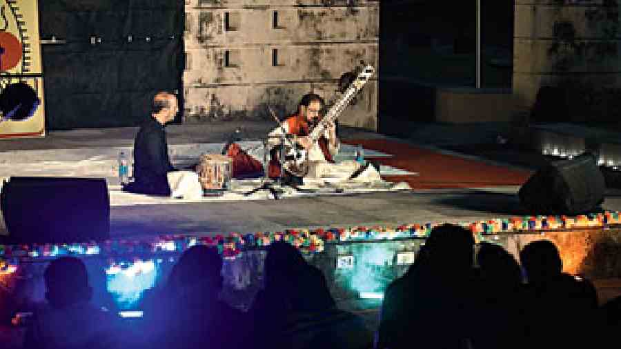 Pandit Kushal Das in performance