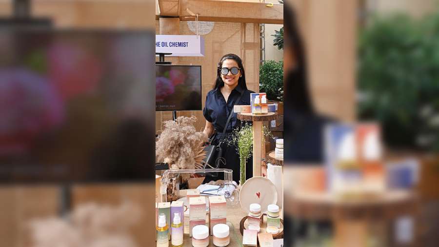The Oil Chemist came to TIS with a range of bath and body oil-based products including body, hair and face oils. “Our range of vegan oils are made with natural ingredients sourced directly from farmers. The formulas have been carefully derived with inspiration from Ayurvedic processes,” said Surbhi Beriwala, owner