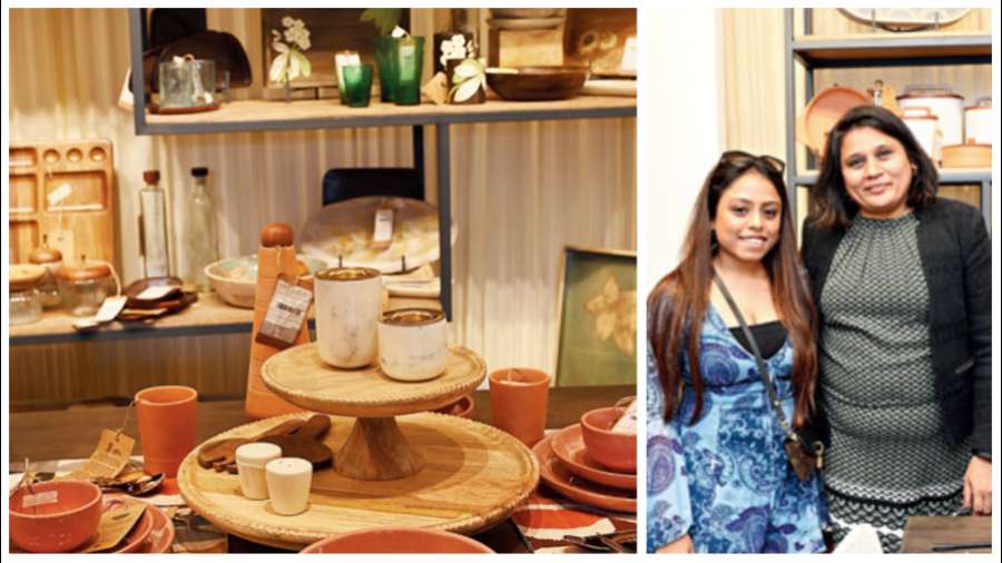 ELLEMENTRY, the home decor and kitchen essential store, presented its hand crafted products made of terracotta, ceramic and paper mache. “We started in 2018 and this is our key project. While designing the kitchen essentials, we take care of the food safety standards. We focus on cultural revival as we work with terracotta and ceramics and also promote sustainability through our line of paper mache products. We will soon launch our store in Kolkata, so TIS was a great opportunity for us to introduce ourselves to the people of Kolkata,” said Prerna Chokhani and  Punaam Baid, partners, Ellementry.