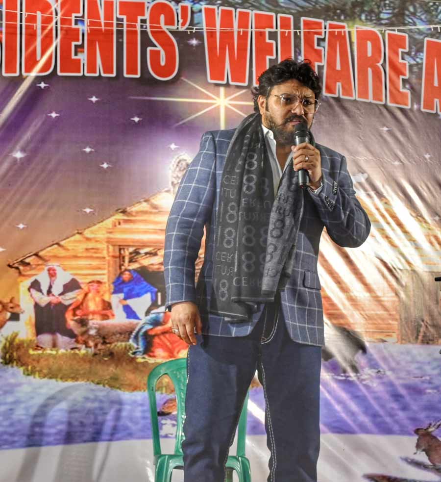 Babul Supriyo, minister-in-charge, department of Information, Technology and Electronics and the department of tourism, West Bengal, was at the event. It is his office that took the initiative to include Bow Barracks in the Christmas festival