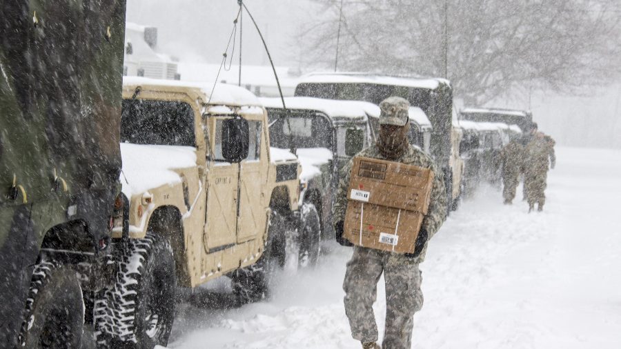 Severe winds, ice and snow upended commercial air traffic during one of the busiest travel periods of the year.