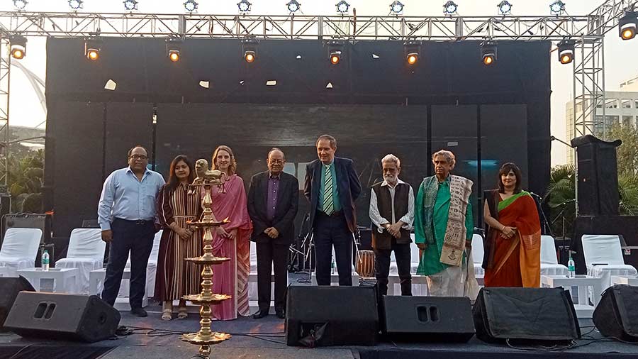 Dignitaries at the inauguration of AMI Arts Festival on December 17