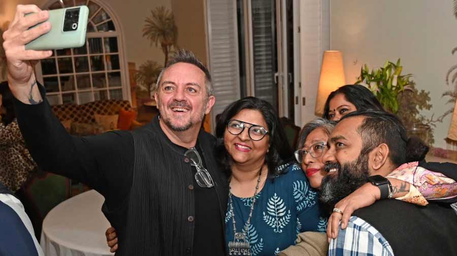 Chefs Shaun Kenworthy and Doma Wang take a selfie with Vir Sanghvi-founded Culinary Culture's Dolon, Madhusree Basu Roy and Anindya Basu Roy. ‘I feel proud of Roni because he is a Bengali entrepreneur. His journey of creating a name for himself in the US should make for an interesting talk, as Vir is an excellent conversationalist,’ said Dolon. ‘Whenever Vir speaks, especially about food, there is a lot to learn. I can’t wait to hear how a Kolkata boy made it big in New York and how an Indian restaurant made it big in the US,’ said Anindya. ‘I love the way Vir goes into the depths of a conversation to bring out answers. I am really intrigued to know about the food scene in New York and Roni’s incredible journey,’ said Madhusree