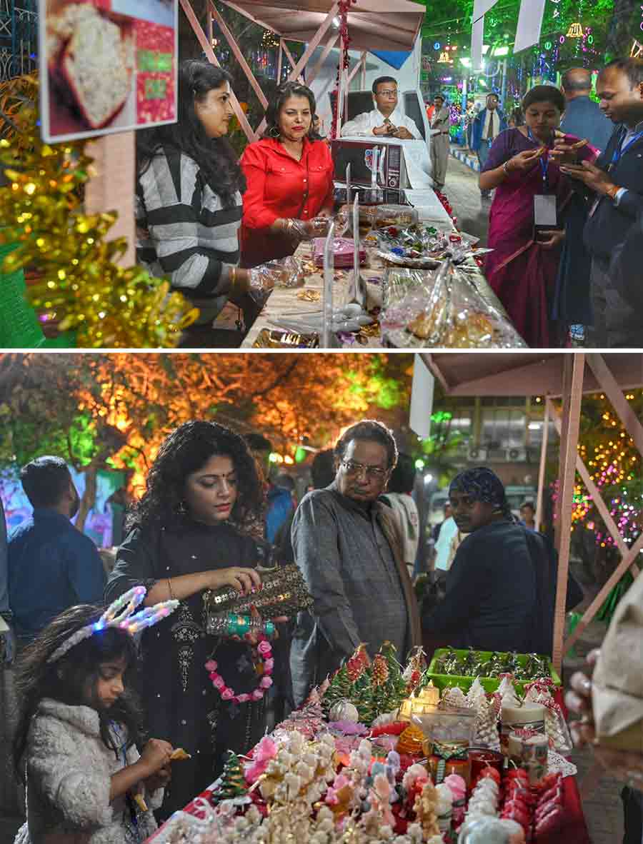 There are at least 30 temporary food stalls at the location. Visitors can indulge in a variety of Goan, continental, Chinese and American cuisines. Also available are Christmas cakes and homemade chocolates. The stalls will remain closed on December 24 and 25. If checking out the food stalls is on your to-do list, it is advisable to visit after Sunday