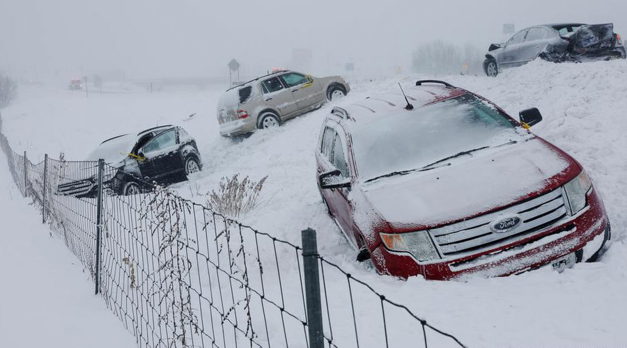 US: 34 killed in winter storm