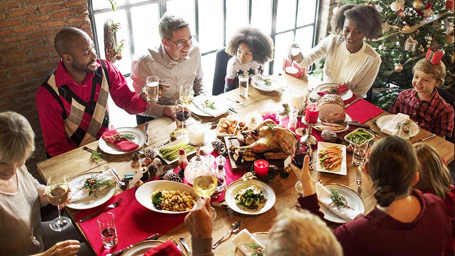 Christmas has institutionalised the day's lunch 