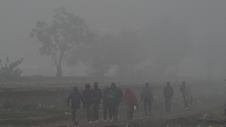 Meteorologists attributed the sharp drop in day temperatures to frigid north westerly winds barrelling through the plains and reduced sunshine due to foggy weather. 
