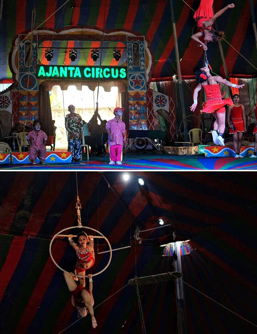 Ajanta Circus returned to the city after a long hiatus. The show will go on till January 31, 2023