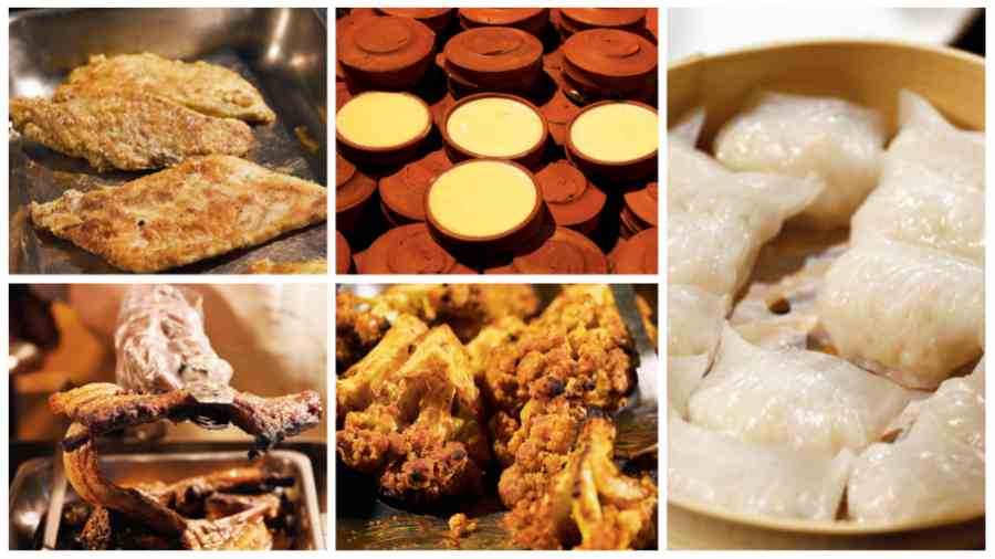 The club’s kitchen laid out a lavish spread that included Chilli Chicken, Chilli Babycorn, Pork Chops, Tandoori Gobi, Fish Steak and much more. The other food stalls at the venue offered dim sum, biryani, kebabs and more.
