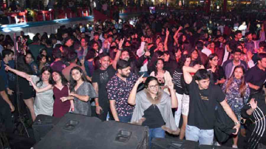 Revellers grooved to the high-octane music and partied till the stroke of midnight ushering in a joyous Christmas at the CSC premises