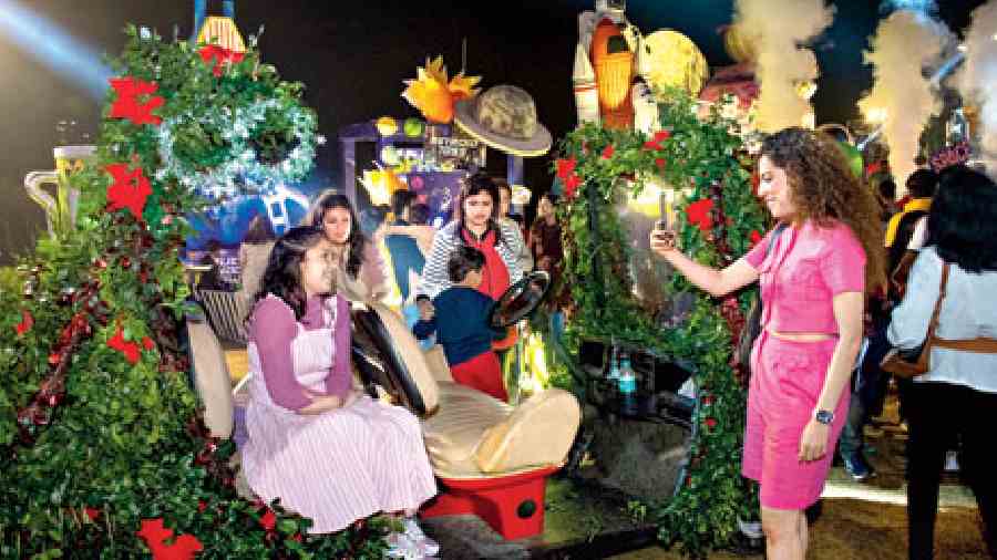 There was a Christmas carriage that rolled around the lawn. Sharyn Singh posed as her mother Priyanka took a photo of her, both twinning in pink.“I enjoyed the bigger rides. I loved it. The games inside were really good. I love the lights as well. I loved it all,” said Sharyn.
