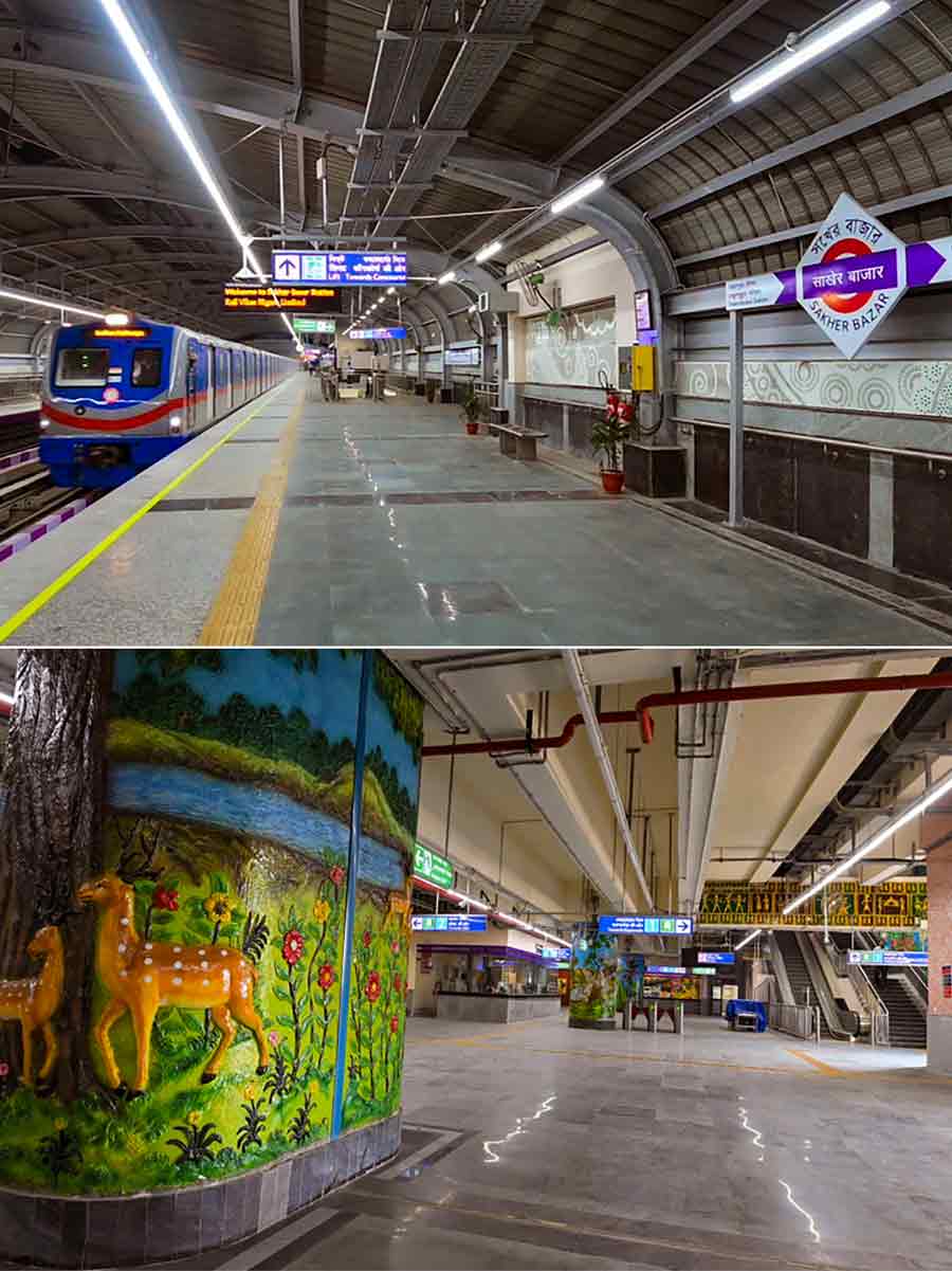 Metro services between the Joka-Taratala stretch of the Joka-Esplanade Metro project will be inaugurated by Prime Minister Narendra Modi on Friday