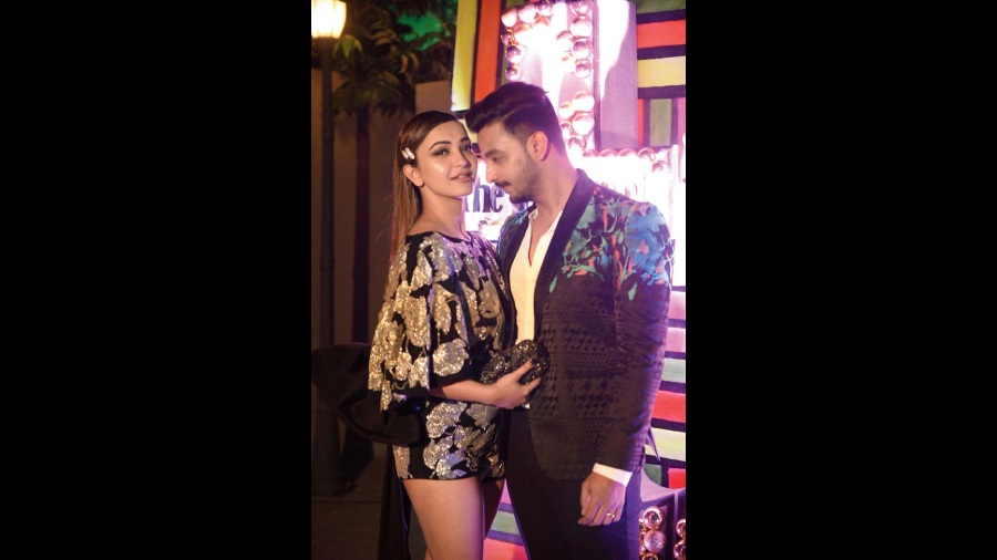 Koushani Mukherjee with Bonny Sengupta