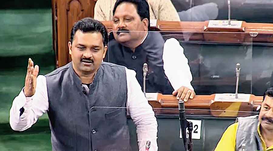 Kamlesh Paswan in the Lok Sabha on Wednesday.