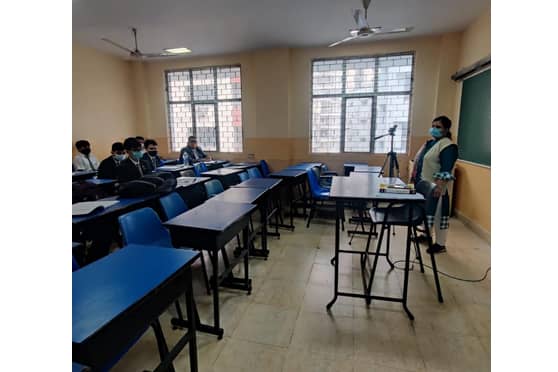 Classes begin in hybrid mode at Birla High School. 
