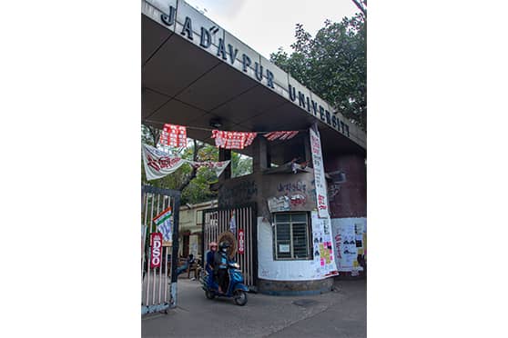 Jadavpur University reopened its gates for all students after a long COVID break.
