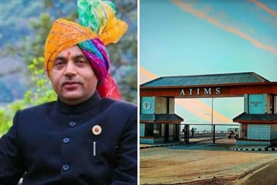 (From left) Himachal Pradesh CM Jai Ram Thakur; AIIMS Bilaspur was approved to be established over a span of about 247 acres of land. 