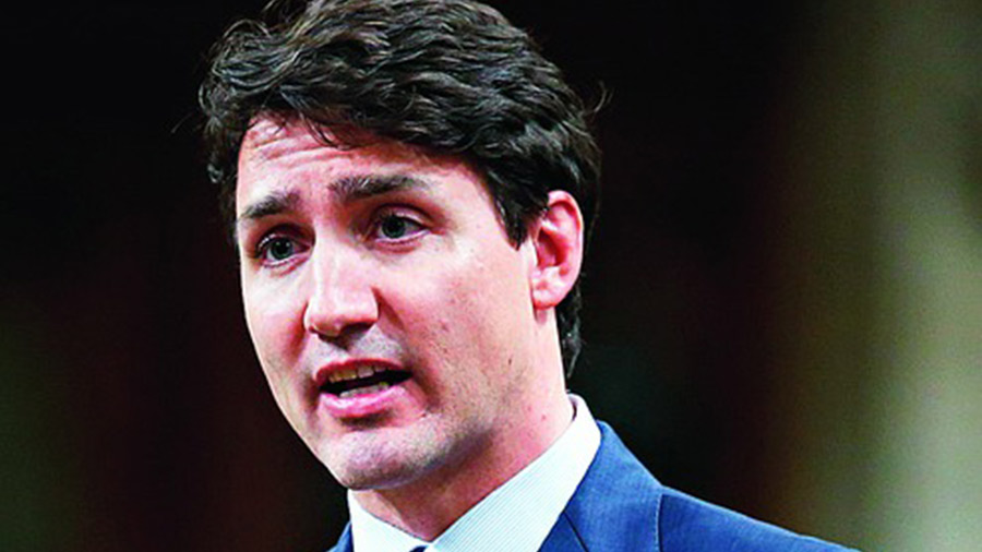 Government ministers in Canada are in talks to conduct a survey that estimates whether a clean-shaven Justin Trudeau is taken less seriously by the international community