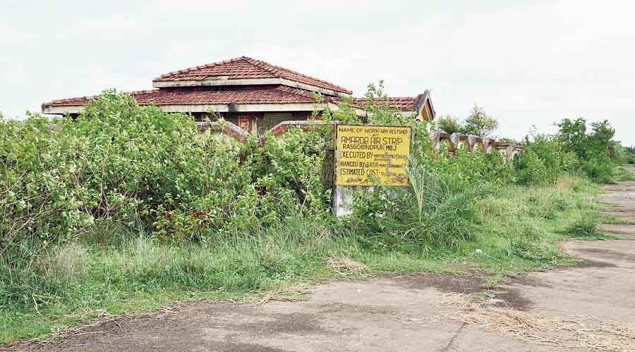 The World War-11 Amarda airstrip at Rasgobindpur in Odisha’s Mayurbhanj district.
