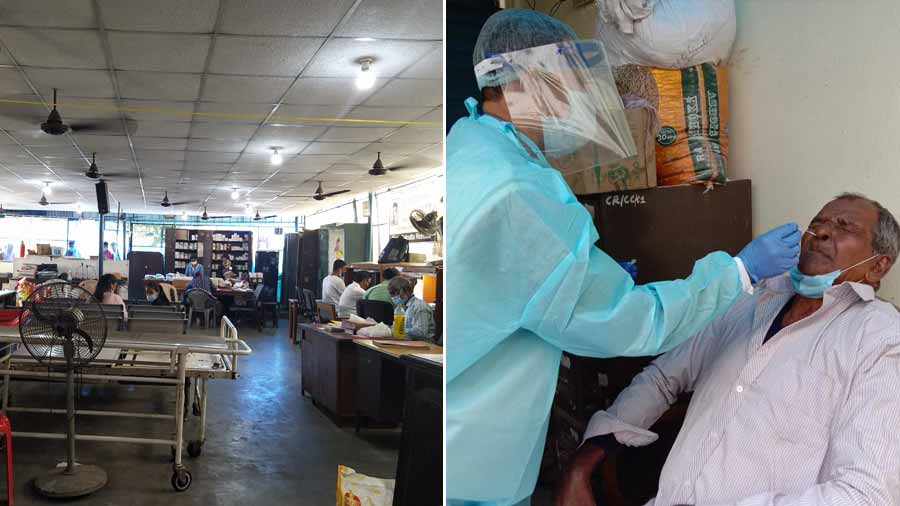 Talapark Clinic is Calcutta Rescue’s largest clinic. It saw 80 patients every day before the pandemic, but footfall has now dropped to half, in keeping with the norms of social distancing. The clinic has delivered medicines from Murshidabad to the Sundarbans and tele-consultation has replaced physical visits