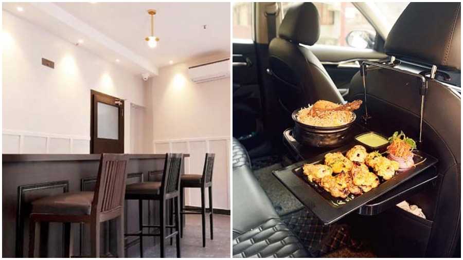 Spread over 300sq ft, the 20 seater flaunts a cosy black-and-white minimal decor with dual entrances and an option to not just take away your dishes but also enjoy them from the comfort of your car