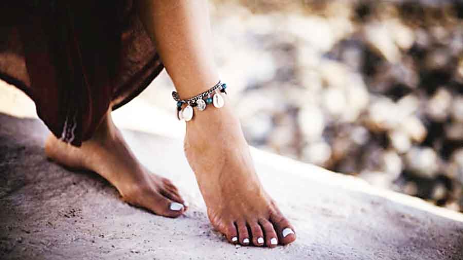 Anklets are subtle and pretty