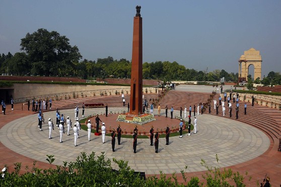 The National War Memorial was built in 2019 to honour and remember Indian soldiers.