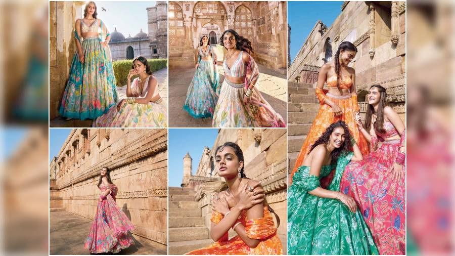 The motifs, designs, detailing and colour palette for Anita Dongre's collection are all inspired by the diversity of flora and fauna