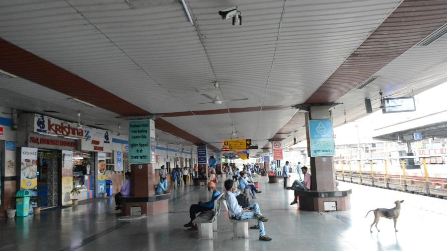 The platform at the Tatanagar railway station
