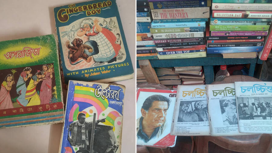 One of the unique finds in these stalls are Bengali magazines from different eras