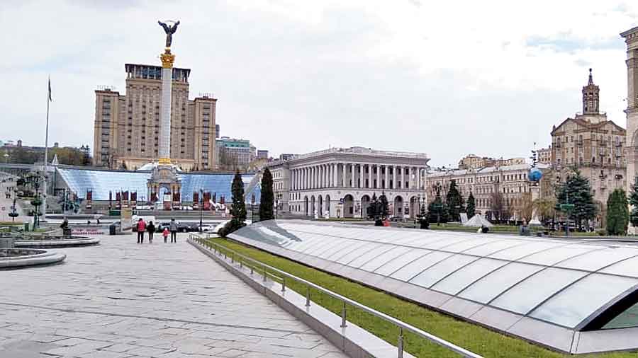 Independence Square in Kyiv 