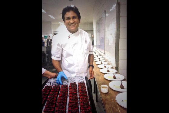 Avijit Ghosh, the brand ambassador of a Belgian chocolate company, Callebaut, IIPC