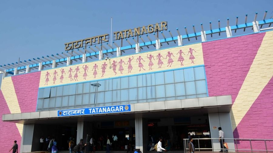 The Tatanagar railway station. 