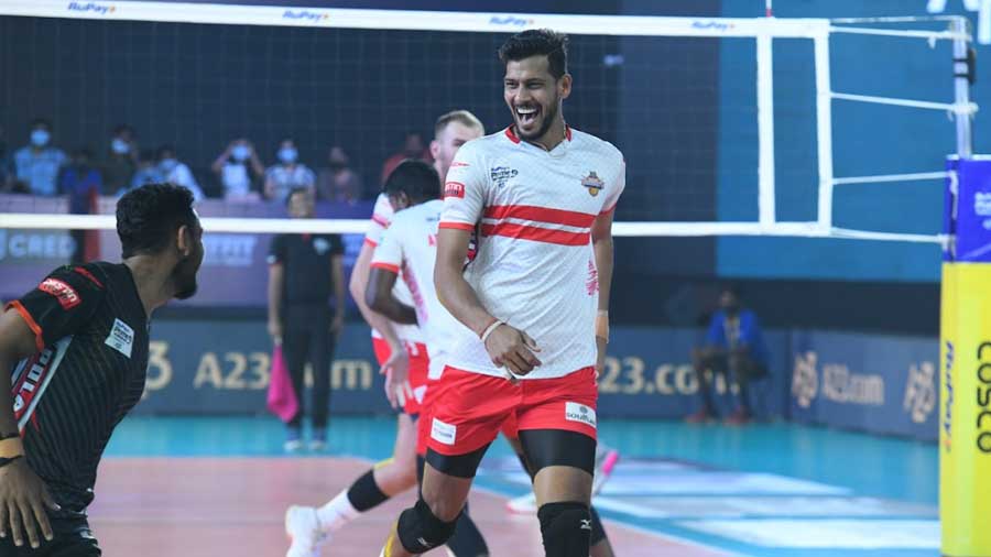 As one of the Kolkata Thunderbolts’ most high-profile purchases, Vinit Kumar has lived up to his billing in the PVL so far