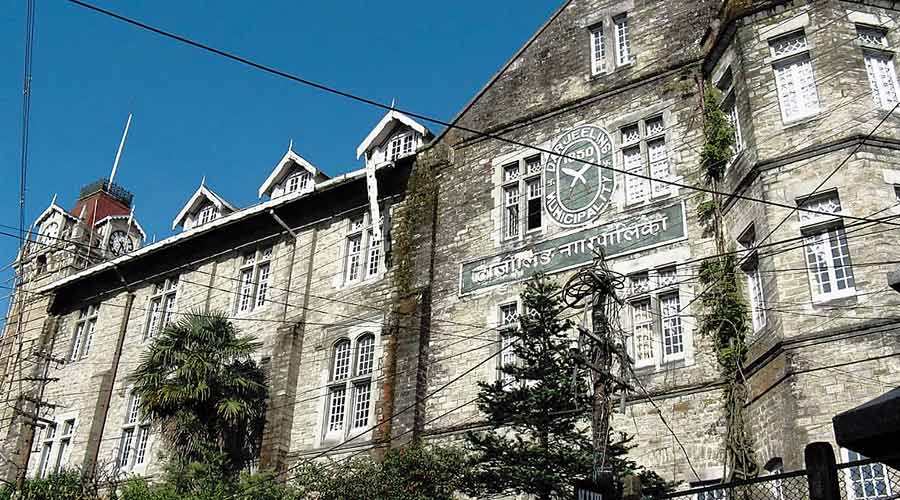 The Darjeeling municipality headquarters. 