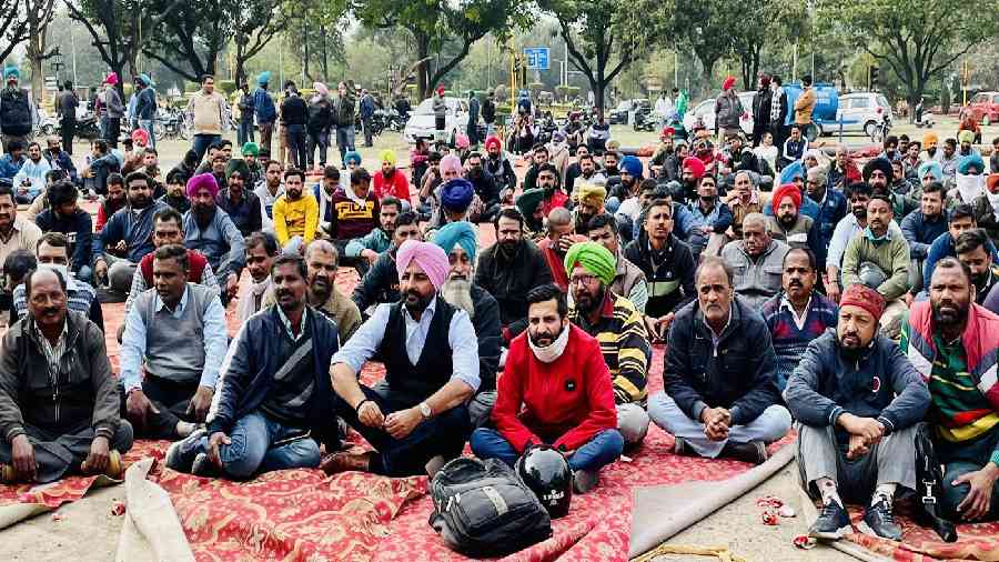 The Chandigarh Power men are on a 72 hour strike.