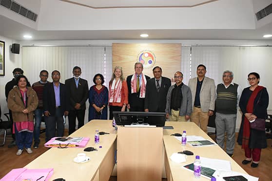 The Australian delegation at IIT Guwahati. 