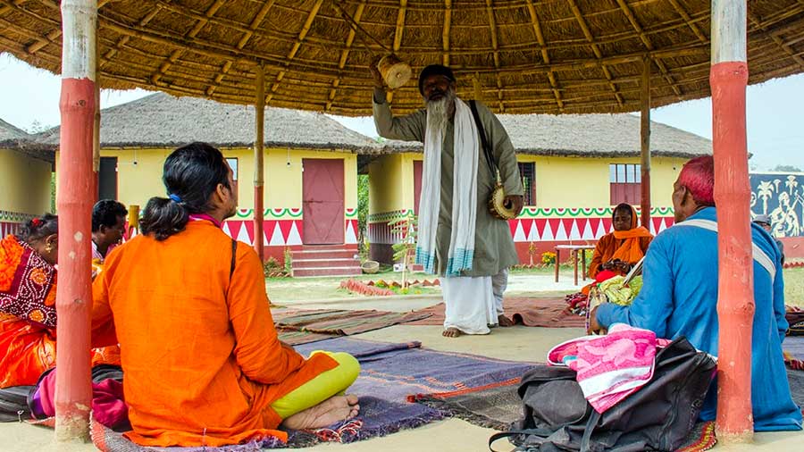 About five hours from Kolkata, the Bannabagram Baul Ashram is ideal for a getaway to immerse yourself in Baul music