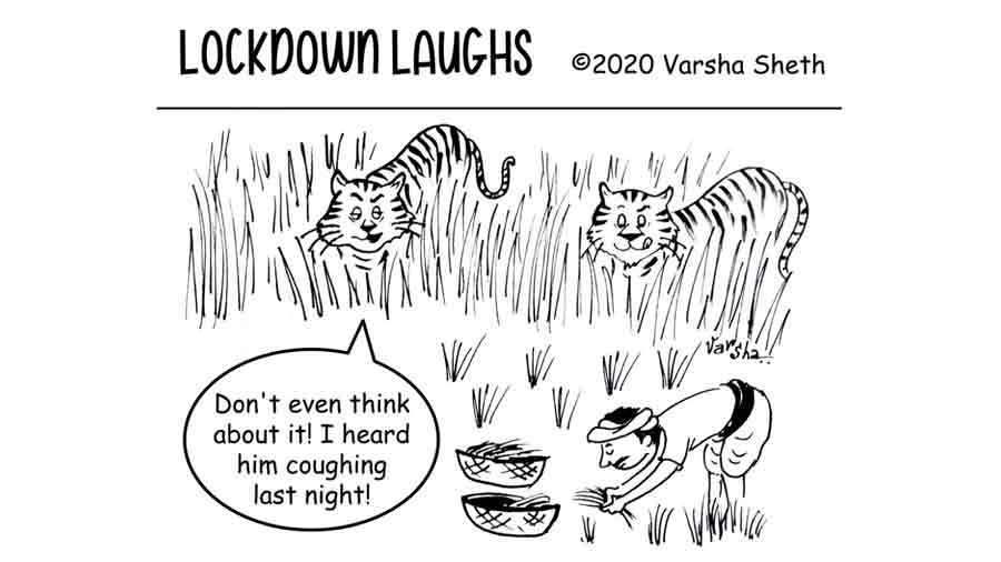 Lockdown Laughs — a recent series by Sheth 