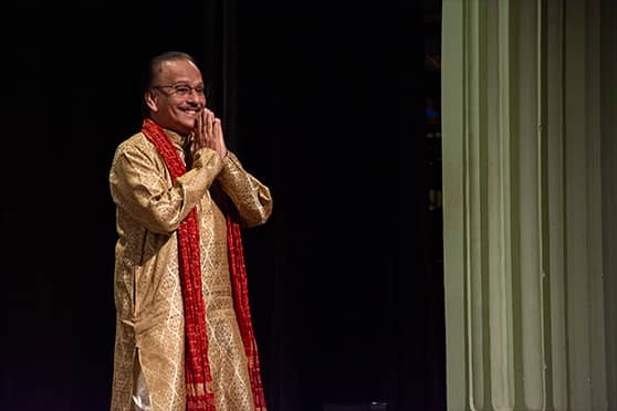 “My Bangaliana is very sacred to me. Whenever I travel to cities around the world, I choose to speak in Bengali because that is my identity,” said magician P.C. Sorcar Junior after receiving the Dashabhuja Samman.