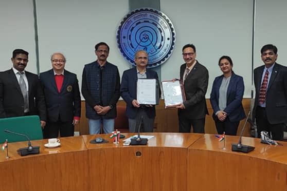 An MoU was signed by V Ramgopal Rao, the then Director, IIT Delhi and Rajeev Gautam, president, HORIBA India on February 14, to set up the research centre.