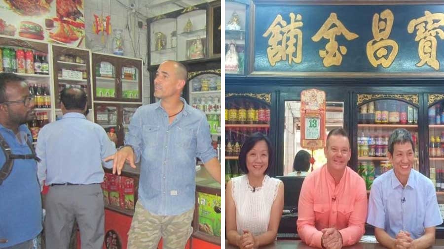 Pou Chong is a must-stop for visiting celebrity chefs like (left) David Rocco and Gary Mehigan