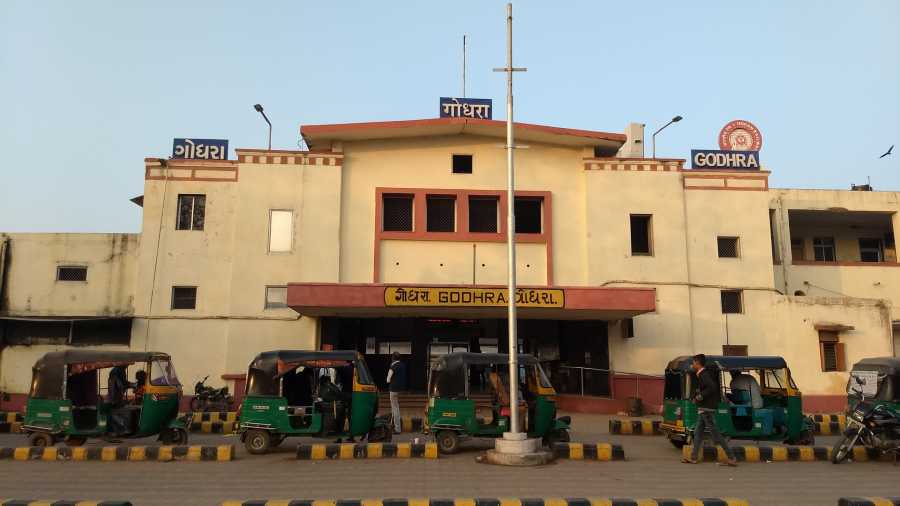 Godhra railway station.
