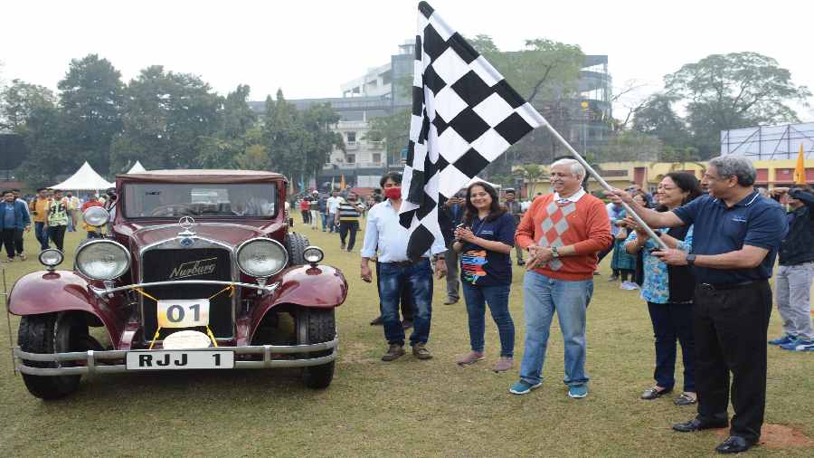 T.V. Narendran flags-off the rally from Gopal Maidan in Jamshedpur on Sunday