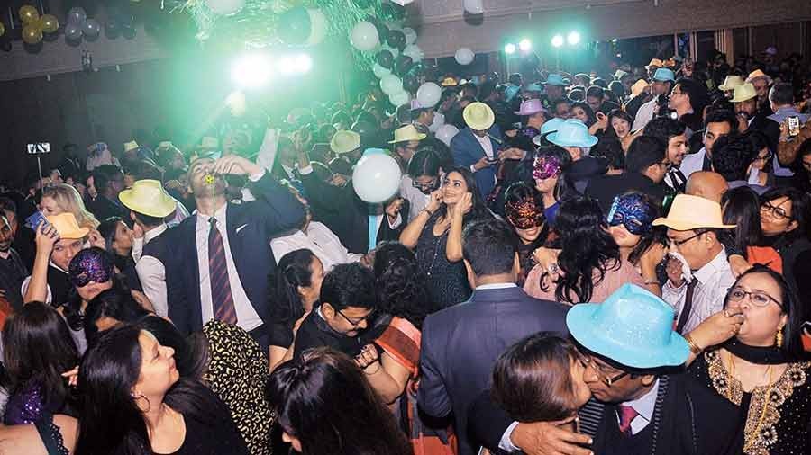 A file photo of a New Year's Eve celebration at the Dalhousie Institute