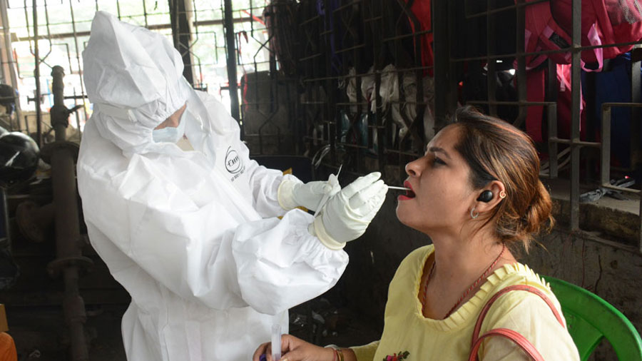 Bengal's COVID-19 tally rose to 19,82,862 on Thursday as 3,608 people tested positive for the infection, 1,361 less than the previous day, a health bulletin said.