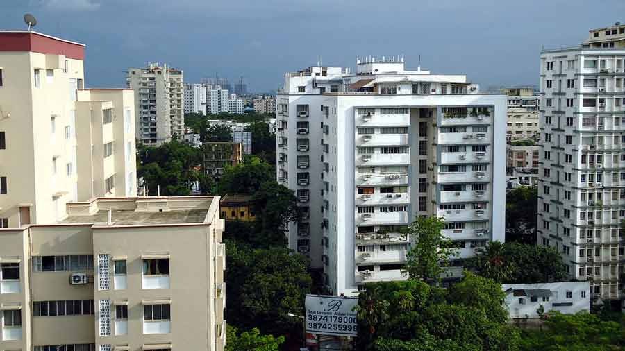 The highrises on Ballygunge Circular Road are the most affected in Borough 8 